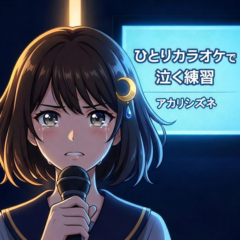ひとりカラオケで泣く練習 ジャケット