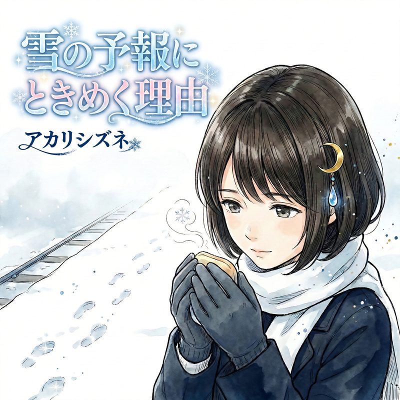 雪の予報にときめく理由 ジャケット